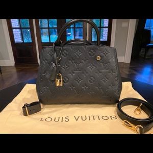 LV black handbag